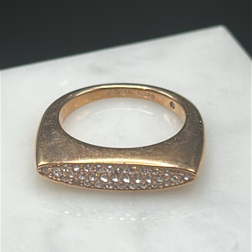 Michael Kors Stackable Rose Gold Ring Set #551 Si… - image 4